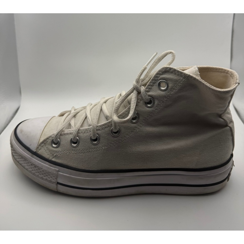 Converse Chuck Taylor All Star Lift High Top Womens 9 White Platform Sneaker